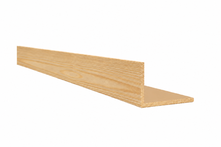 Hliníkový uholník 120x50x5 R0,5 - imitácia dreva